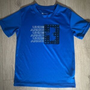 Under Armour Athletic Kids' Bold Blue Tee Size 6